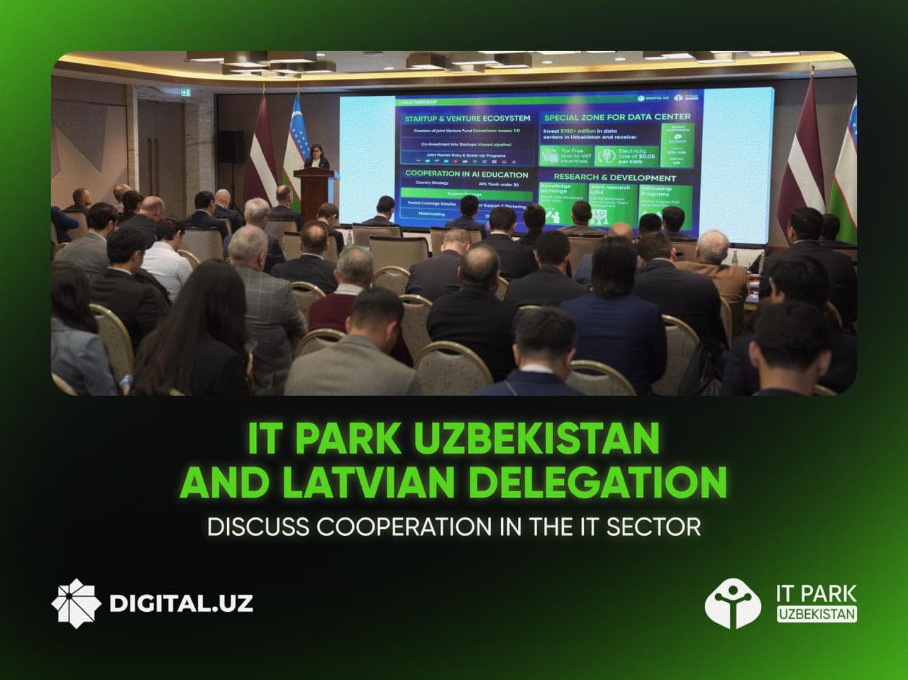 IT Park Uzbekistan and Latvian delegation discuss development of IT cooperation