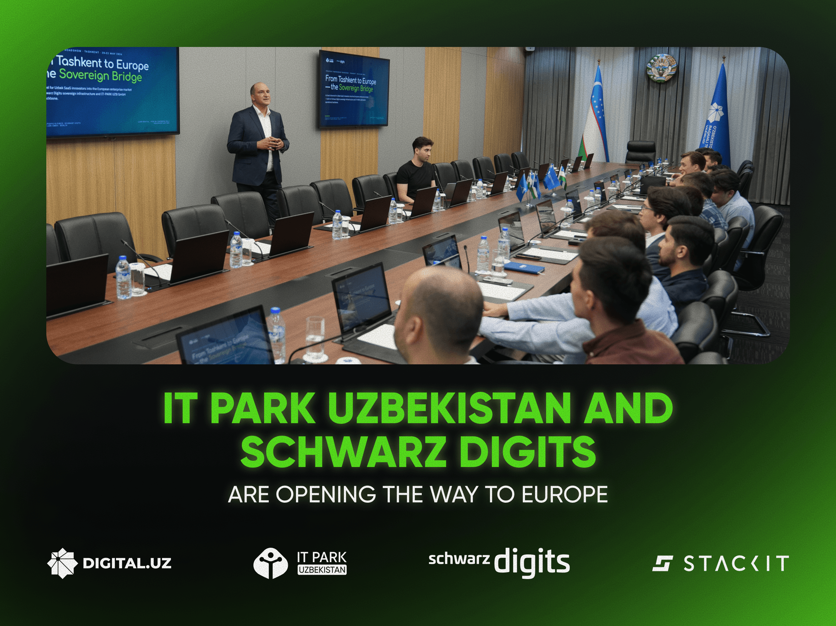 IT Park Uzbekistan and Schwarz Digits Discuss Opportunities for Uzbek Tech Companies to Enter the European Market