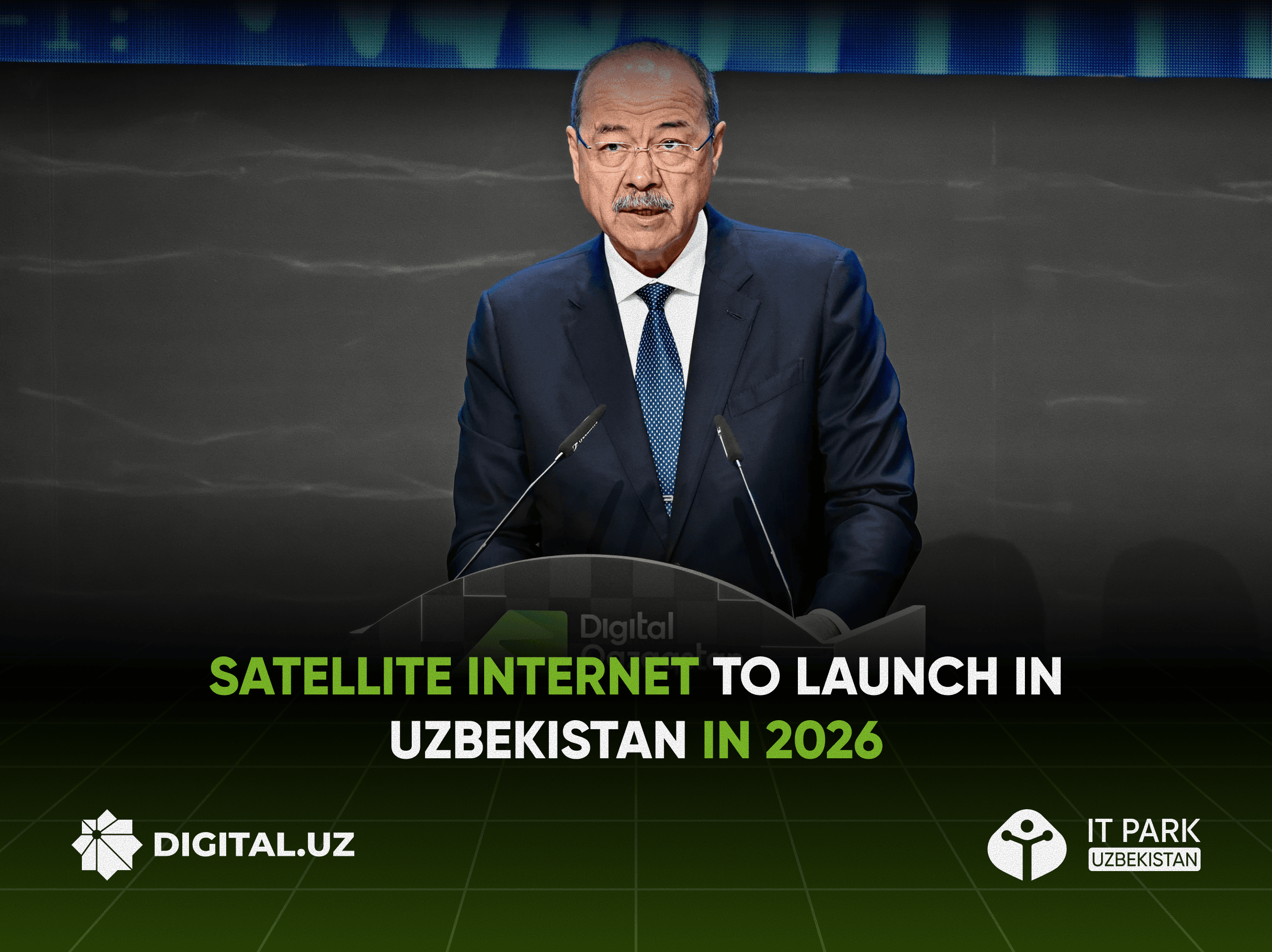 Abdulla Aripov Announces Satellite Internet Launch in 2026