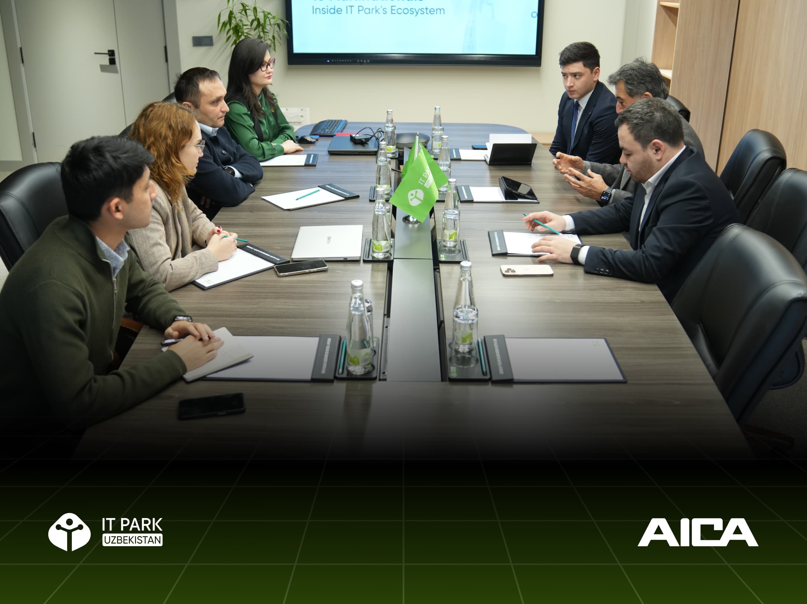 IT Park Uzbekistan and AICA Discuss Organizing a Joint Regional AI Hackathon