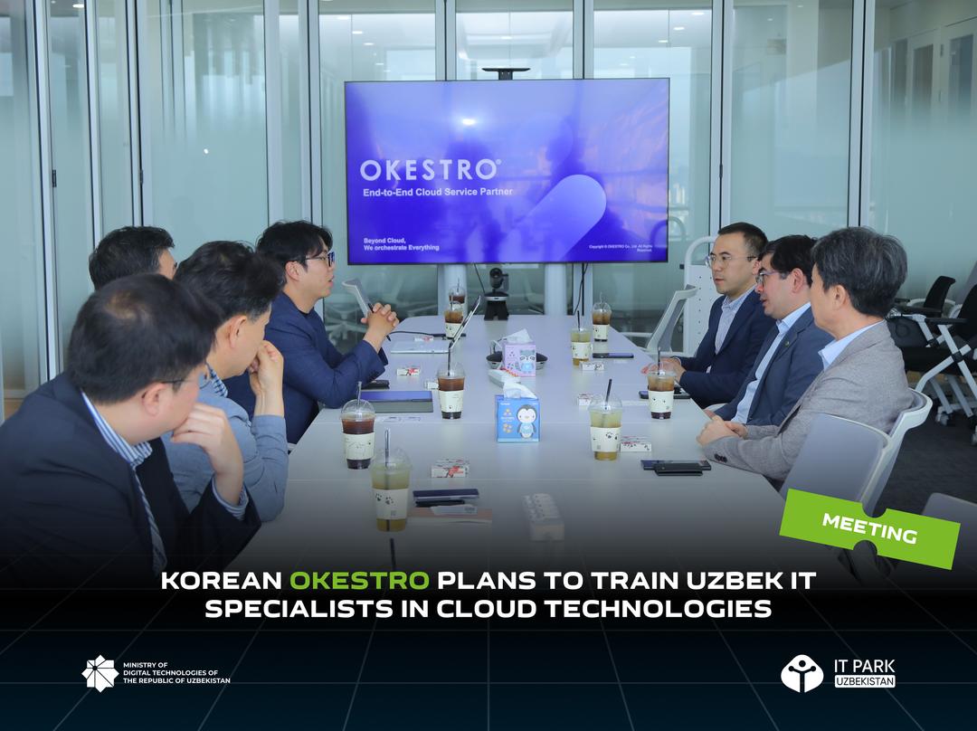 Korean Okestro Plans to Train Uzbek IT Specialists in Cloud Technologies
