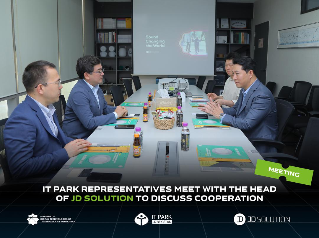 IT Park Representatives Meet with the Head of JD Solution to Discuss Cooperation
