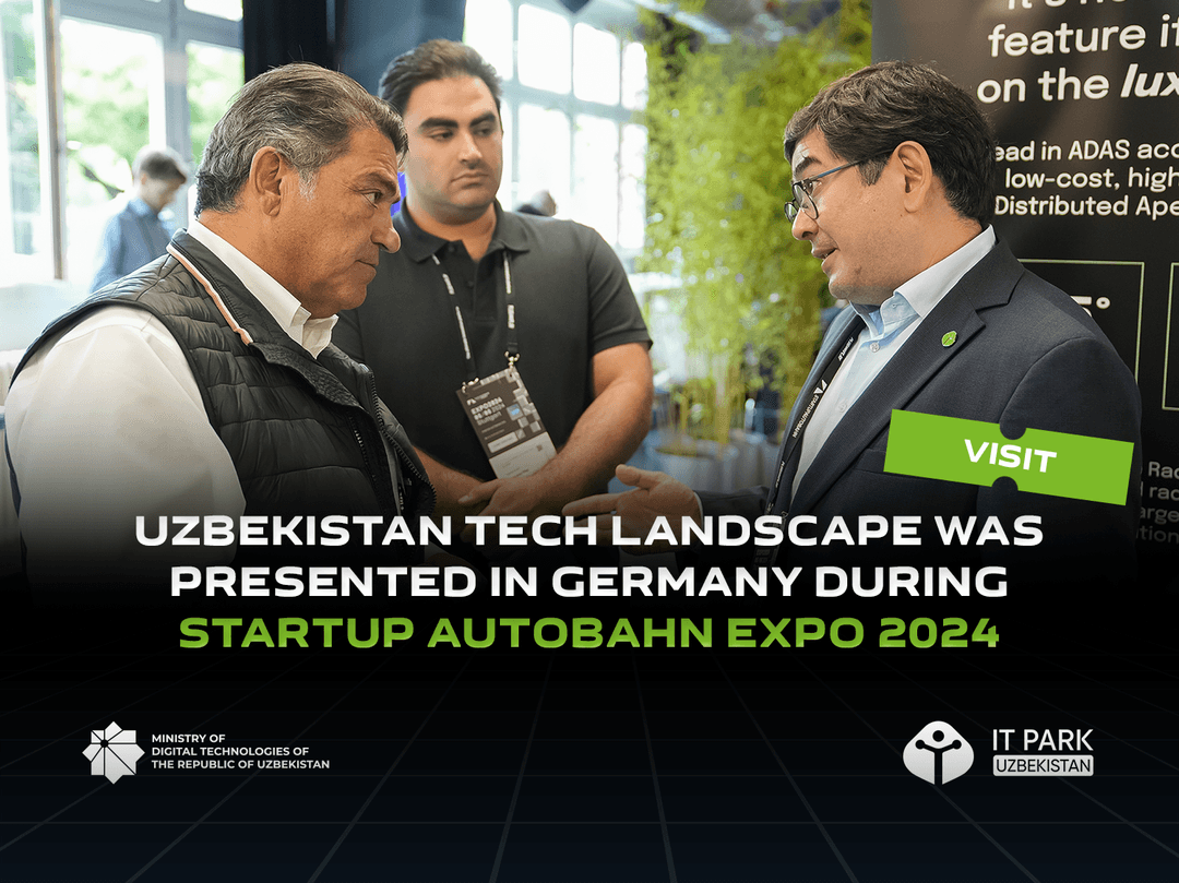 Uzbekistan Tech landscape was presented in Germany during STARTUP AUTOBAHN EXPO 2024