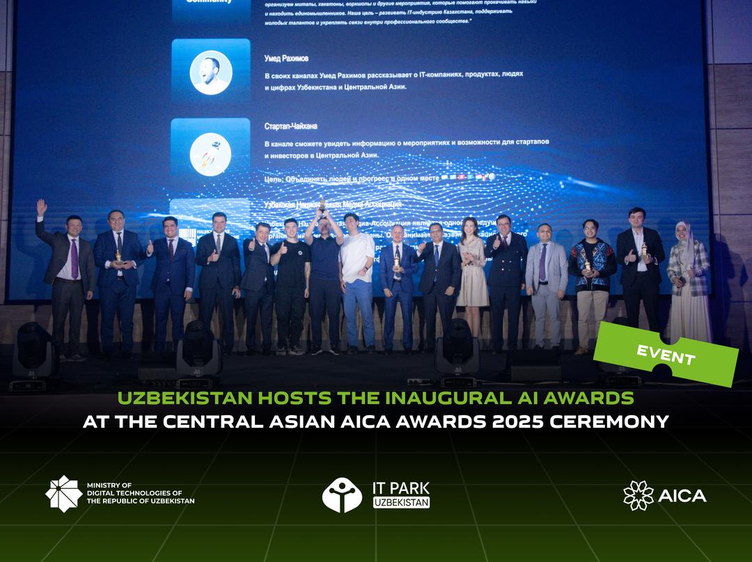 Uzbekistan Hosts the Inaugural AI Awards at the Central Asian AICA Awards 2025 Ceremony