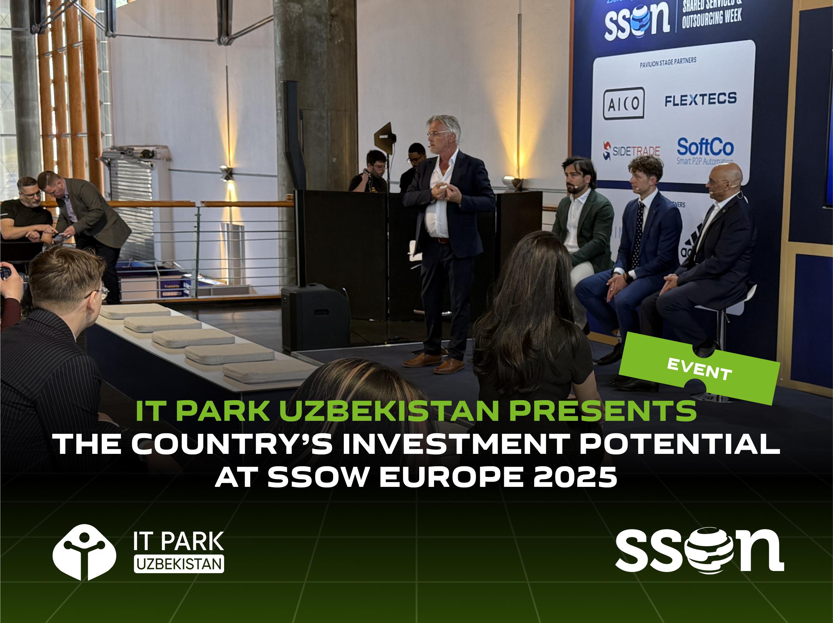IT Park Uzbekistan Presents the Country’s Investment Potential at SSOW Europe 2025