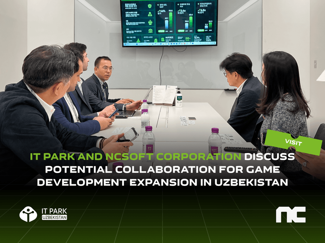 IT Park and NCSoft Corporation Discuss Potential Collaboration for Game Development Expansion in Uzbekistan