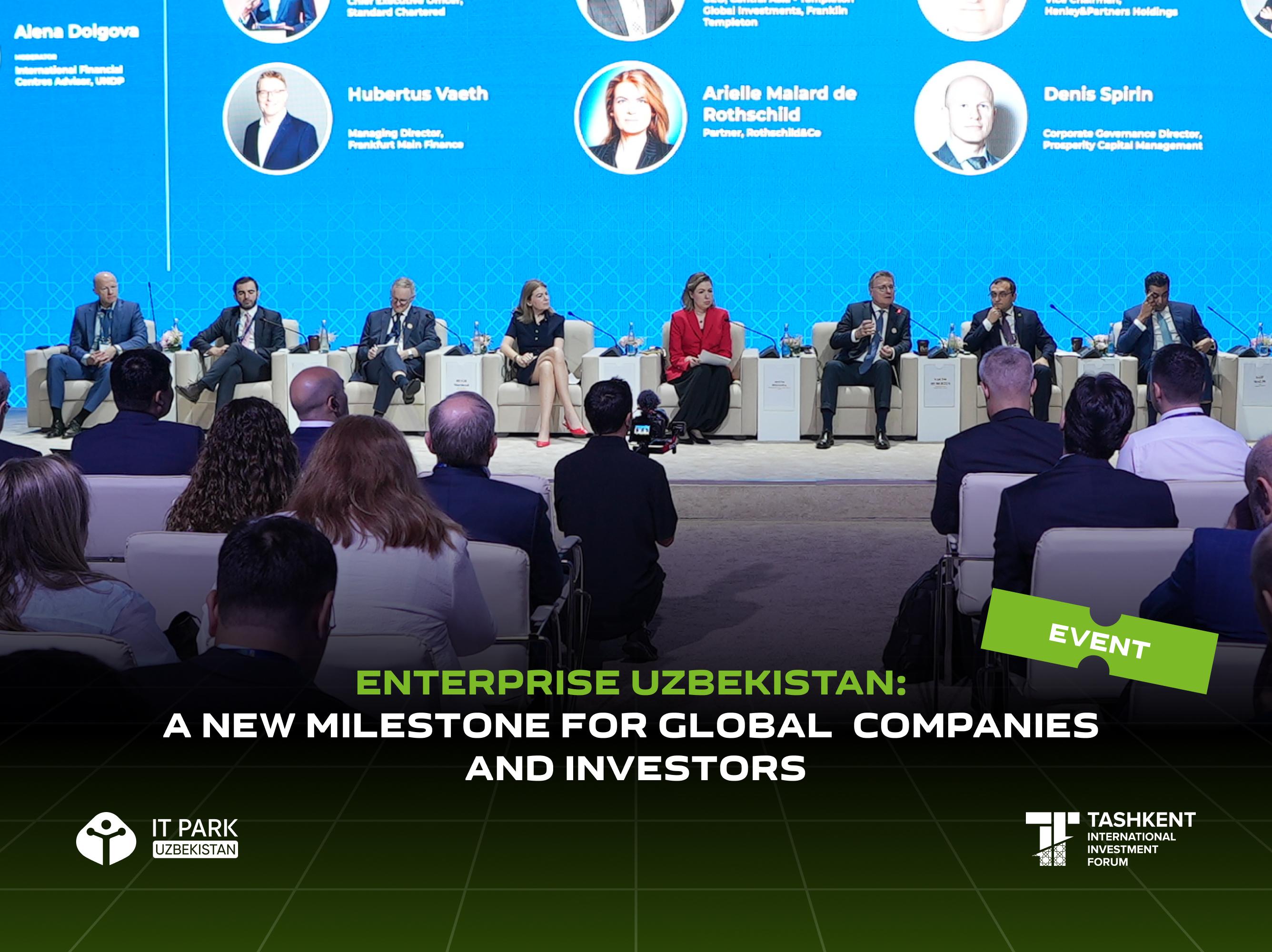 Enterprise Uzbekistan: A New Milestone for Global Companies and Investors