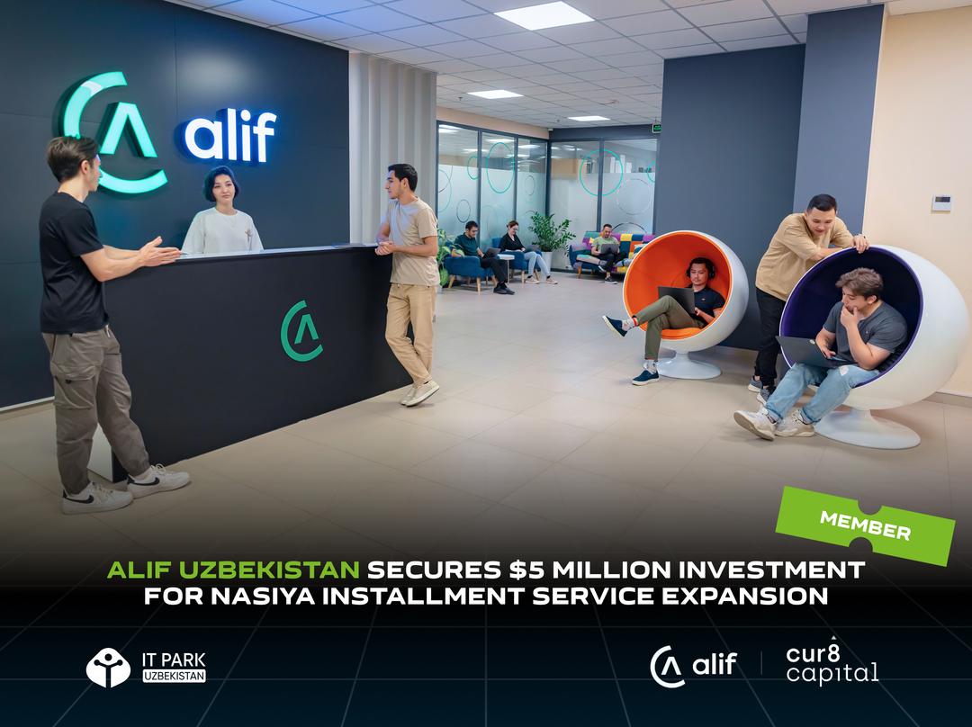 Alif Uzbekistan Secures $5 Million Investment for Nasiya Installment Service Expansion