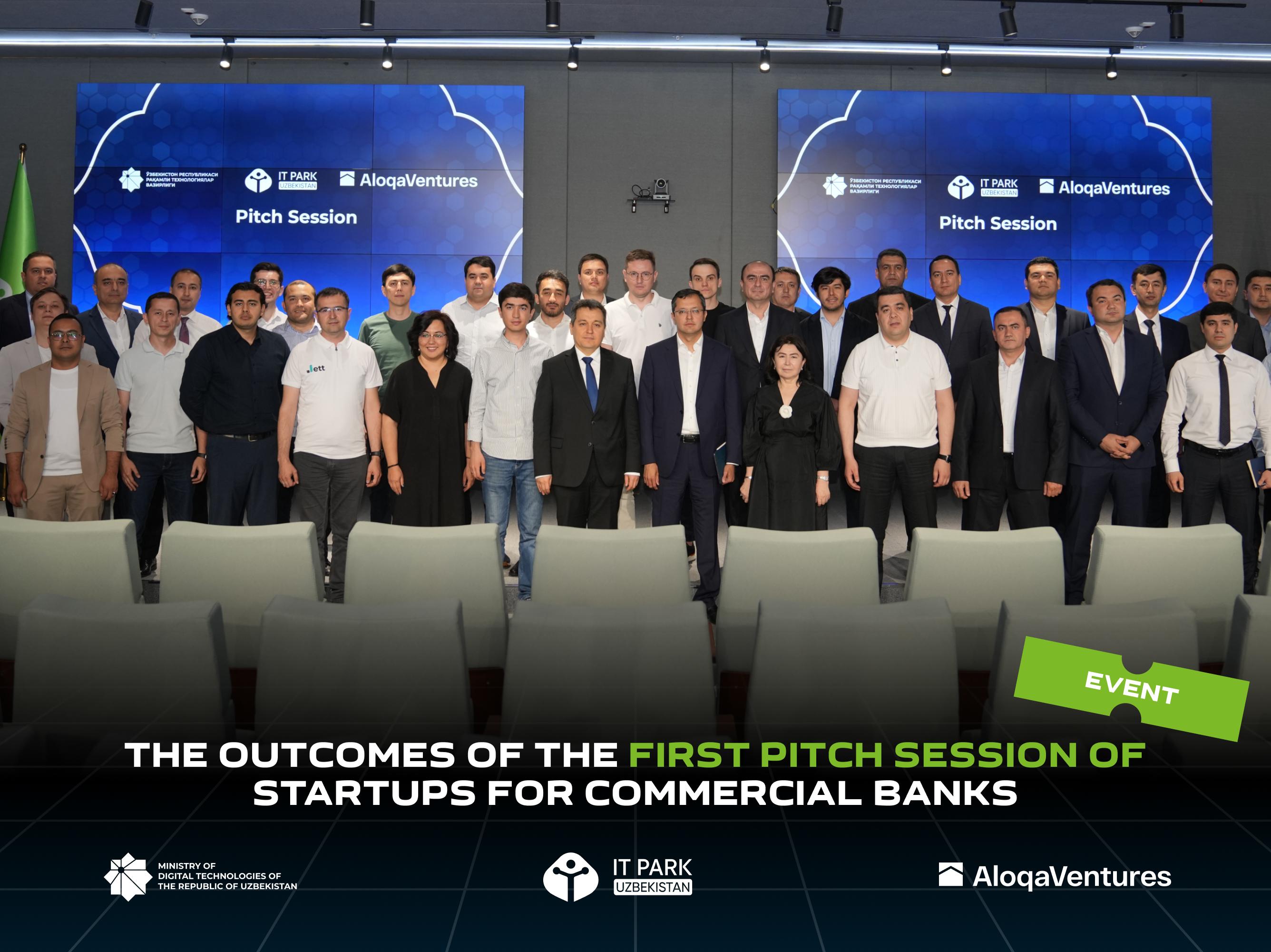 The outcomes of the first pitch session of startups for commercial banks