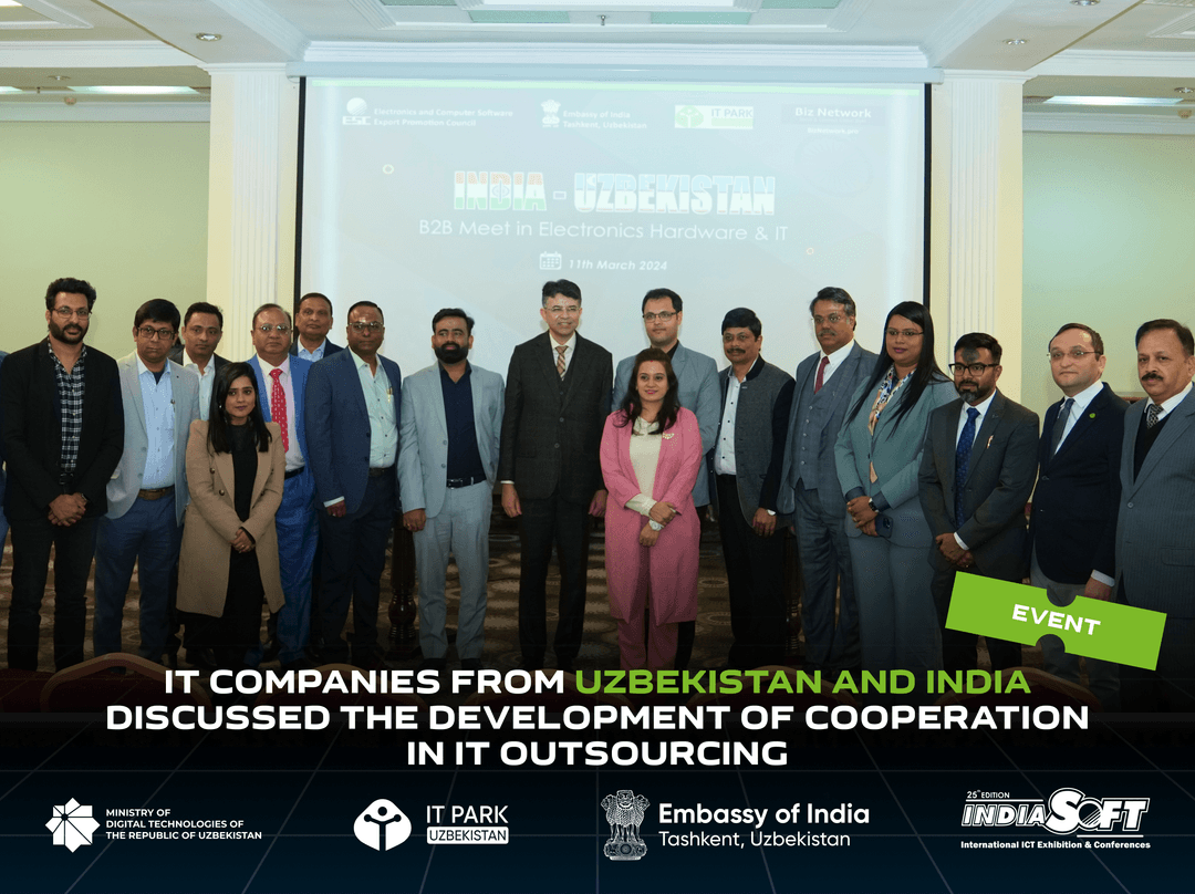 IT companies from Uzbekistan and India discussed the development of cooperation in IT outsourcing