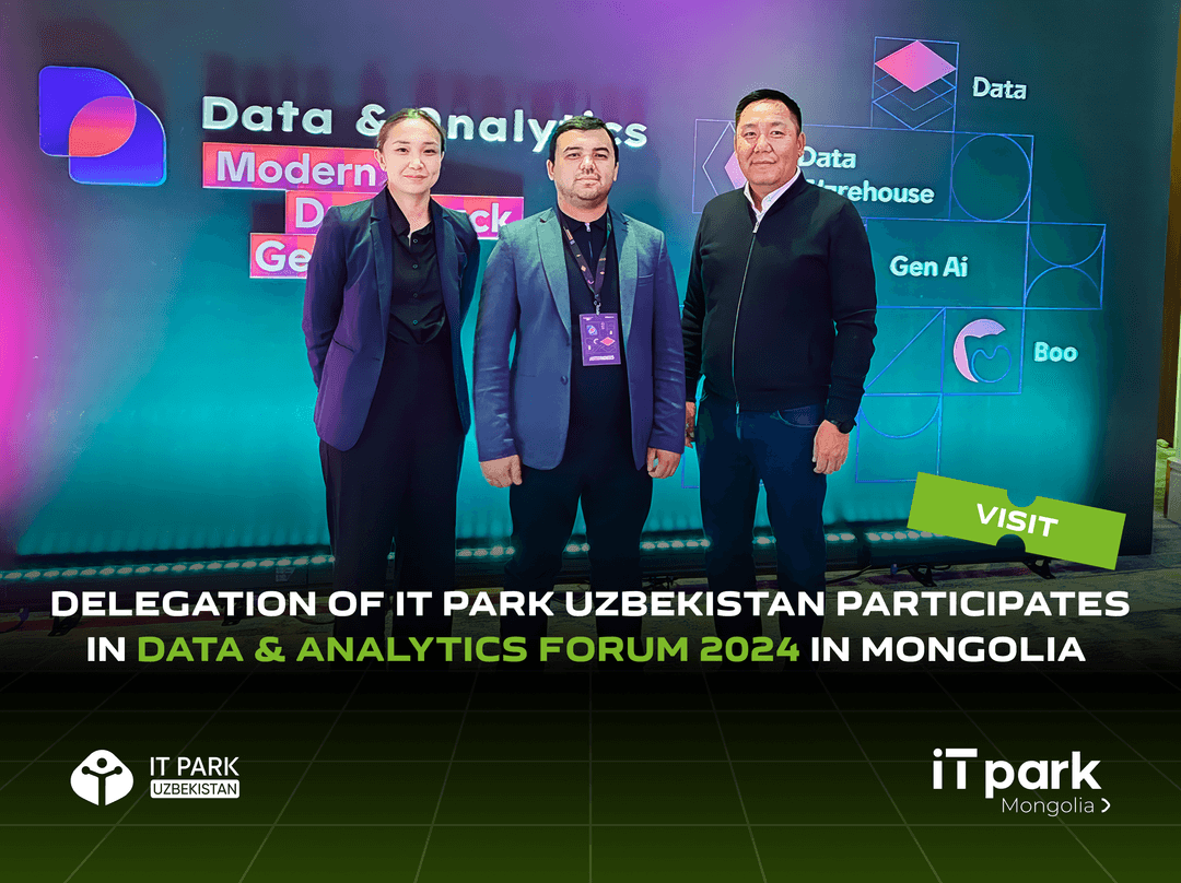 Delegation of IT Park Uzbekistan Participates in Data & Analytics Forum 2024 in Mongolia