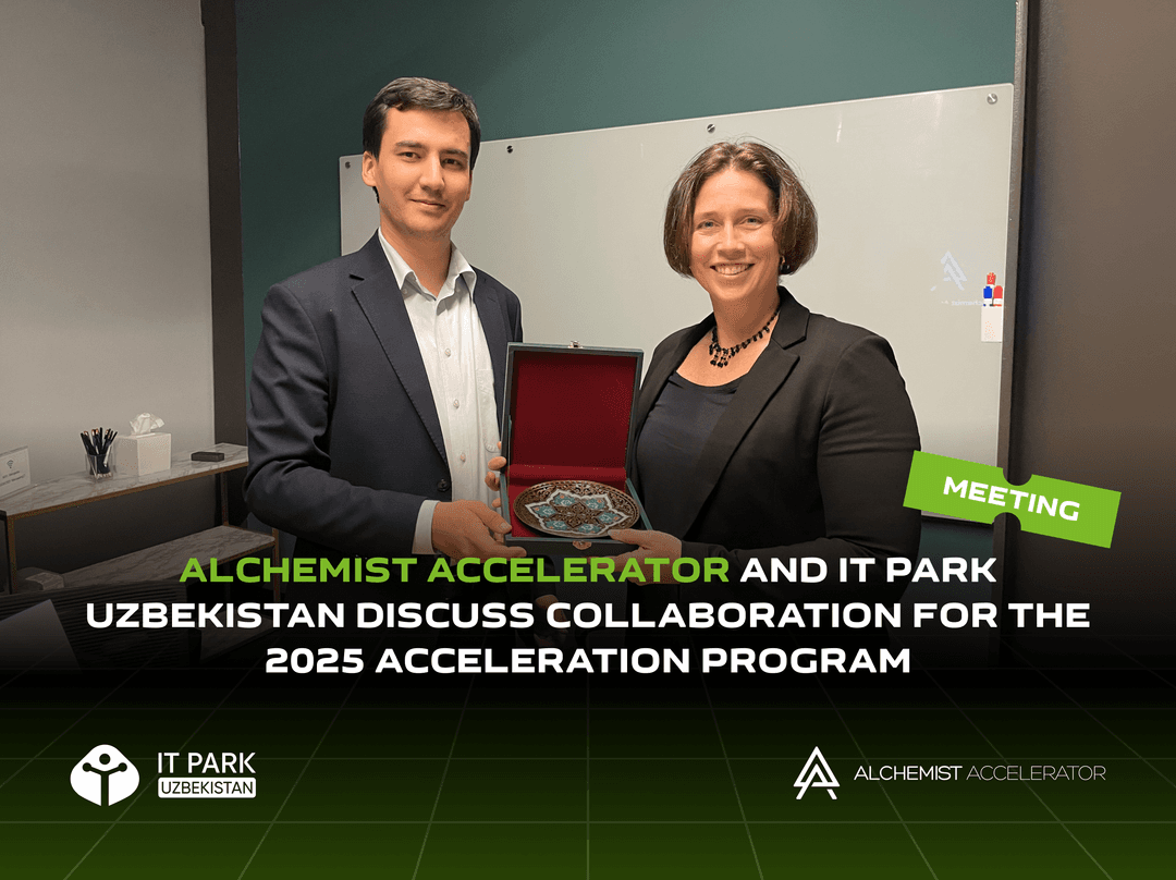 Alchemist Accelerator and IT Park Uzbekistan Discuss Collaboration for the 2025 Acceleration Program