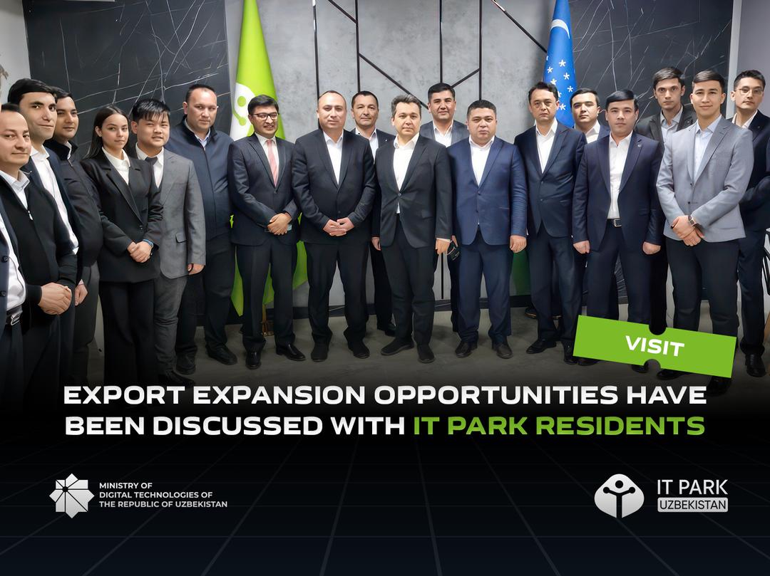Export expansion opportunities have been discussed with IT Park residents