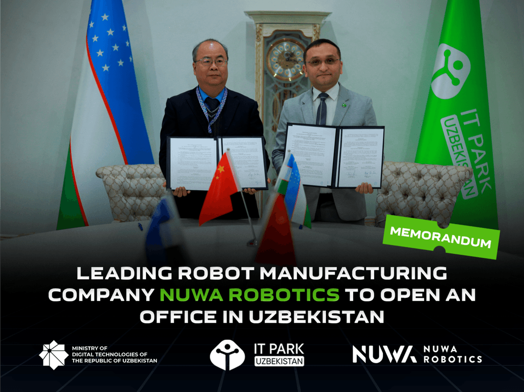 Leading robot manufacturing company “NUWA Robotics” to open an office in Uzbekistan