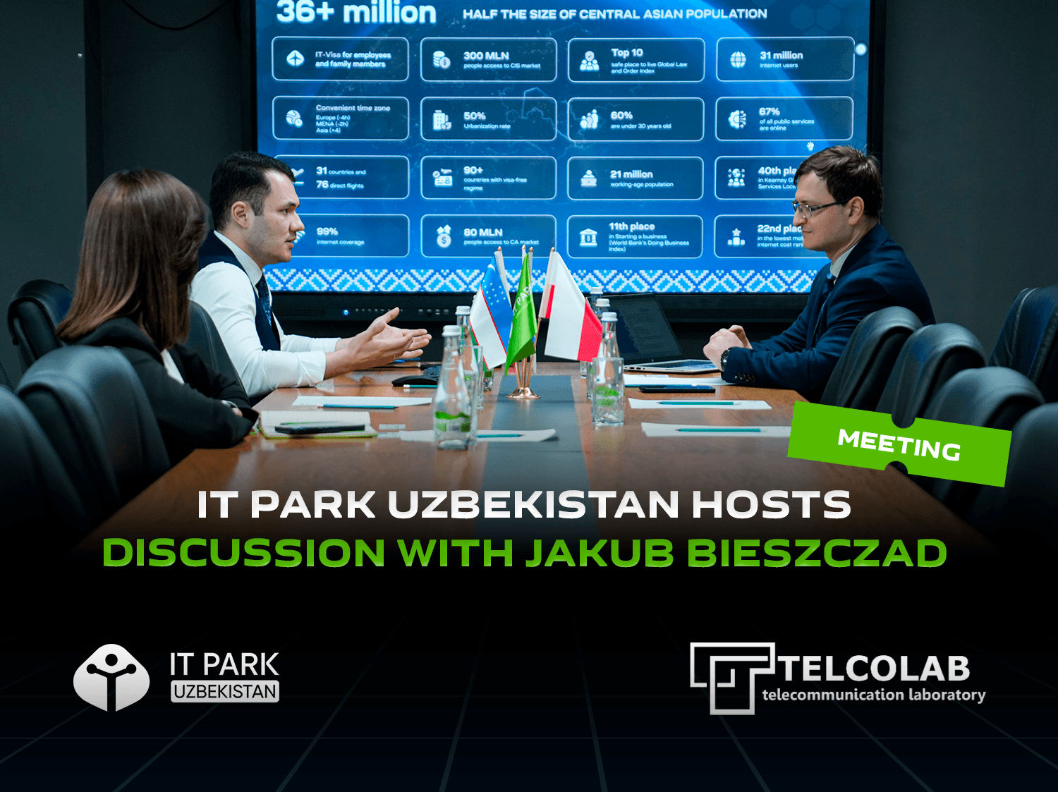 IT Park Uzbekistan Hosts Discussion with Jakub Bieszczad